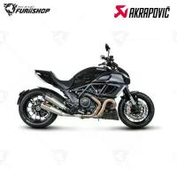 ราคา ท่อสูตร/ท่อแต่ง/ท่อไอเสีย Akrapovic slip on ออกคู่ : for Ducati Diavel 2011-2018 (1735202035965068820)