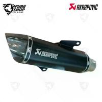 ราคา ท่อสูตร/ท่อแต่ง/ท่อไอเสีย Akrapovic Slip on Black New Shape (2รู) : for Honda Forza300ABS 2018-2019/ForzaABS 350 2020-20 (1735202032185477083)