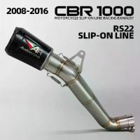ราคา สำหรับ Honda CBR1000RR/CBR1000 RR ปี 2008–2016 ท่อ slip-on แบบปรับแต่ง ท่อกลางเชื่อมต่อ พร้อมท่อไอเสีย AR ของ AustinRacing (1734981642750494221)