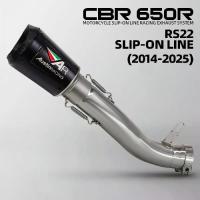 ราคา สำหรับ Honda CBR650R/CB650R และ CBR650F/CB650F ปี 2014–2025 ท่อ slip-on แบบ Line สำหรับการปรับแต่ง ท่อกลางเชื่อมต่อกับท่อไอเสีย AR ของ AustinRacing (1734981537071531665)