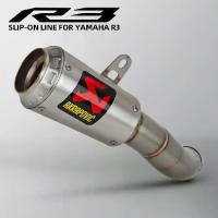 ราคา สำหรับ Yamaha YZF R3 MT03 R25 ปี 2015–2025 อุปกรณ์ติดตั้งง่าย (Slip-on) ระบบท่อไอเสีย Akrapovic แบบท่อระบายเสียง (Muffler) (1734972337410442897)