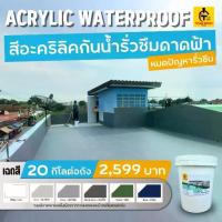 ราคา 891. TITAN สีอะคริลิค waterproof สีกันน้ำรั่วซึมดาดฟ้า (1730359087860713757)