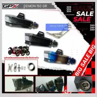 ราคา คอท่อ GPX Demon 150GR วัสดุแสตนเลสเกรด304 + ปลายท่อ AK Shorty V2 ฟรีจุกลดเสียง มีสีให้เลือก (1733809231839527994)