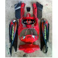 ราคา ✽ชุดสี เฟรม Yamaha นูโว เก่า นูโว MY nouvo MY สีแดงสดท้ายดำ รถปี 2003-2004 ครบชุด 8 ชิ้น♞ (1735507604142262178)