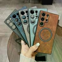 ราคา เคสโทรศัพท์มือถือกันกระแทกแบบ 2 in 1 ผลิตจากหนัง PU ลายหนังแกะและวัสดุ PC TPU สำหรับ Samsung Galaxy S21+ S22 S23 FE Note 20 Ultra (1735270006035154760)