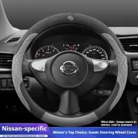ราคา ปลอกหุ้มพวงมาลัยรถ หนังซาฟเฟอร์ ผ้าคลุมพวงมาลัยรถ Nissan Qashqai Juke X Trail Patrol Note Leaf Altima Murano MICRA Rogue Pulsar Sentra Teana Tiida (1735054652391392265)