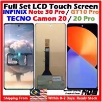 ราคา ชุดเต็มหน้าจอสัมผัส LCD, แบรนด์ NGS, เข้ากันได้กับ INFINIX Note 30, Note 30 Pro, Note 40 4G, INFINIX GT 10 Pro, INFINIX GT 20 Pro, TECNO Camon 20 Pro, Camon 30 Pro (1732419540853557141)