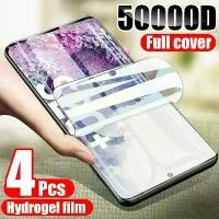ราคา ฟิล์มไฮโดรเจลป้องกันหน้าจอ 4 ชิ้น สำหรับ Samsung Galaxy S10 S20 S21 S22 Plus S23 Ultra FE ฟิล์มป้องกันหน้าจอสำหรับ Note 20 8 9 10 (1734382253048104813)