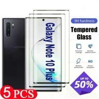 ราคา 【มีสินค้า เคสโทรศัพท์】ชุด 5 ชิ้น กระจกนิรภัยพร้อมกาวขอบ สำหรับ Samsung Galaxy Note 10 Plus/Note 10 Lite หน้าจอโค้ง ปกป้องหน้าจอ และฟิล์มความคมชัดสูง (HD) สำหรับ Note 20 Ultra/20 5G (173516434098969172