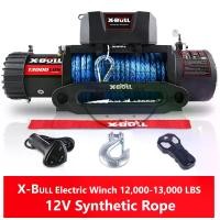 ราคา วินซ์ไฟฟ้า รอกไฟฟ้า X-Bull Electric Winch 12000-13000 lbs (6 ตัน) 12V สายเชือกสีฟ้า ยาว 26 เมตร รับประกัน 1 ปี (1730810552717707617)