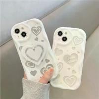 ราคา Ins เคสโทรศัพท์หัวใจ + ที่ยึดสำหรับ iPhone 15 14 13 12 11 Pro Xs Max Xr X 6 6s 7 8 Plus เคสโทรศัพท์มือถือเกาหลี เคสหวาน ฝาหลังป้องกันกันกระแทก (1735207039785731988)