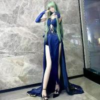 ราคา Quehun x Code Geass: ชุดคอสเพลย์ Lelouch of the Rebellion, ชุดคอสเพลย์อาหารแบบกระดานหมากสำหรับผู้หญิง, ชุด C.C ครบชุด (1735340056520721799)