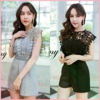 ราคา Attribute Code no:210308-Peony จั๊มสูทผ้าพื้นสีสวย ผ้าเนื้อดีงานมาพร้อมซับในและซิปซ่อน (1735169856499255216)