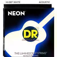 ราคา สายกีตาร์โปร่ง DR Hi-Def Neon White K3 Coated Acoustic Guitar Strings (1735543248163669533)