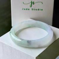 ราคา กำไลหยกฮกลกซิ่วเนื้อแก้ว ขนาด:58mm.หยกพม่าแท้สีธรรมชาติ100% (1731514294806480007)