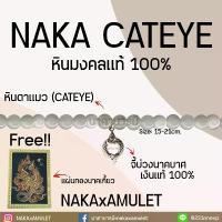 ราคา กำไลจี้พญานาค x CATEYE STONE หินตาแมว จี้เงินแท้ บวงสรวงแล้ว COD (1735224585205155577)