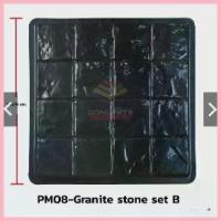 ราคา แม่พิมพ์หล่อปูน แผ่นทางเดินลายหิน Granite Stone Set B สวัสดิการสด (1735438658992375553)