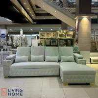 ราคา โซฟาเข้ามุม L-shape 4 ที่นั่ง ปรับดึงนอนได้ รุ่นเรน่า Rena กว้าง 315ซม. I Livinghome furniture mall (1731811721890531340)