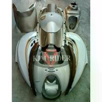 ราคา ชุดสี เฟรม ฮอนด้า สกู้ปปี้ เก่า Scoopy i เก่า รถปี 2009-2011 จำนวน 15 ชิ้น สีขาวไส้ทอง absแท้ (1735522849126778121)