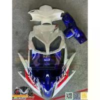 ราคา ♟ชุดสี Honda Click110i คลิก110i click i/คลิกไอ สีขาวน้ำเงิน งานเทียม ทำสีระบบ 2K❣ (1732573984450119227)