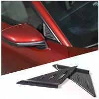 ราคา สำหรับ Porsche Taycan ปี 2019 และ 2022 คาร์บอนไฟเบอร์แท้ ชุดตกแต่งเสาด้านหน้า (A-Pillar), กระจกมองข้างด้านหลัง, spoiler สามเหลี่ยมด้านข้าง และฝาครอบขอบ รายการอุปกรณ์เสริมรถยนต์ ช (1735336621561119844)