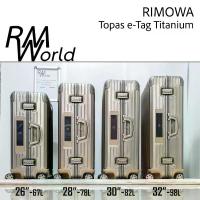 ราคา RIMOWA Topas e-tag Titanium check-in Original Aluminum Suitcase - กระเป๋าเดินทางริโมว่า 26"28"30"32" (1735190518833120391)