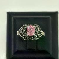 ราคา Natural Spinel Ring in Silver 925 with Marcasite (1735503678156408232)