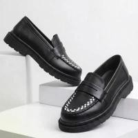 ราคา Navara Footwear - Mens Slip-On Chess Pattern Shoes - Mens Black Synthetic Shoes - bsc026 คําแนะนําผลิตภัณฑ์ใหม่ของเดือนนี้ (1735467047374849229)