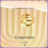 ราคา ♛G.NIGHTDAY - You stole my heart แหวนสีทอง ทรงเก๋ เพิ่มดีเทลหน้าเป็นหัวใจ สามารถสลักอักษรแทนใจได้ (แหวนหัวใจ)☝COD TH (1735554838708192616)