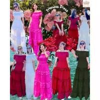 ราคา Princess Dress เดรสเจ้าหญิง #เดรสอลัง #เดรสสีพื้น #เดรสไปทะเล #เดรสไปเที่ยว #เดรสสีขาว #สีแดง #เดรสเปิดไหล่ #ชุดถ่ายพรี (1735479615868863564)