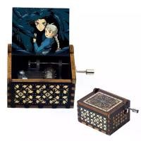 ราคา กล่องดนตรีไม้พรีเมียม กล่องดนตรี Howl's Moving Castle ของขวัญสร้างสรรค์ กล่องดนตรีหมุนมือ ของขวัญกล่องดนตรี (1734292795989264252)