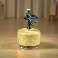 ราคา 18-note wind-up music box, simple self-play, music base, Castle in the Sky, the carousel of life (1735065778853283115)