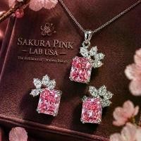 ราคา "Sakura Blush 5 Carat Set จี้ 5 กะรัต ต่างหูข้างละ 5 กะรัต กดก่อนคือ เจ้าของ"สวยเรียบหรู (1735344154684655018)