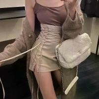 ราคา กระโปรงหนัง PU แบบผูกเชือก สีดำ ฤดูใบไม้ร่วง ฤดูหนาว มาใหม่ เซ็กซี่ และ สาวฮอต กระโปรงรัดรูปเอวสูง ดีไซน์ผ่าข้าง กระโปรงสั้น กระโปรงทรงเอ สำหรับผู้หญิง กระโปรง สุ่ม ท ร ง เ (1732070968051992103)