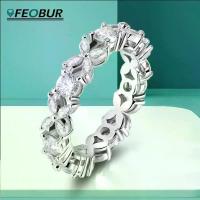 ราคา แหวนผู้หญิงสีทอง รุ่น D โมอิสซาไนต์เต็มวง ประดับผีเสื้อ เงินสเตอร์ลิง 925 ทรงมาร์ควิสและทรงกลม พร้อมเพชรเทียม สไตล์งานแต่งงาน (1734796806427215191)