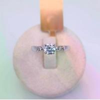 ราคา แหวนเพชร Moissanite Size58 0.60 CT พร้อมใบเซอร์ GRA แท้ (D Color/VVS1) (1734835146843653918)