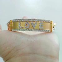 ราคา สร้อยข้อมือแฟชั่นผู้หญิงและชายแบบเลส LOVE น้ำหนัก3บาท ความยาวสร้อยข้อมือ7.5นิ้ว ชุบ2กษัตริย์และทองคำขาว ราคาพิเศษ (1734127810393113640)