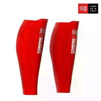 ราคา Compressport รัดน่อง ปลอกขา ใส่เล่นกีฬา รุ่นท็อป CALF R2V2 OXYGEN RED สีแดง (1735115183481455749)