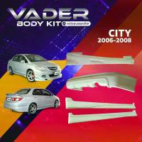 ราคา ชุดแต่งรถยนต์สเกิร์ต หน้า หลัง ข้าง รอบคัน Honda City ZX 2006-2008 ทรง Mugen (งานดิบ) ABS เข้ารูปติดตั้งง่าย (1735278364036728549)