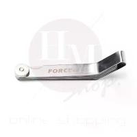 ราคา FORCE ฟิลเลอร์เกจ 9 ใบ แบบโค้ง Model 61803 คําแนะนําผลิตภัณฑ์ใหม่ของเดือนนี้ (1735449345939506404)