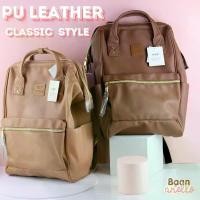ราคา [มีป้ายกันปลอม] กระเป๋าเป้ Anello PU Leather (AT-B1212/ AT-B1211) เเฟชั่น ทรง ขนม จีบ ปลา (1734901359119336449)