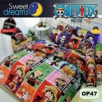 ราคา ใหม่! SWEET DREAMS ชุดผ้าปูที่นอน วันพีช One Piece OP47 #วันพีซ ลูฟี่ โซโร ซันจิ นามิ (1735376280185046617)