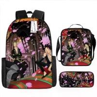 ราคา กระเป๋าเป้นักเรียน วันพีซ กระเป๋าเป้ลายการ์ตูน กระเป๋าเป้เด็ก ชุดสามชิ้น (1732557501325346514)