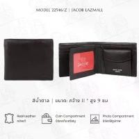 ราคา [จัดส่งทันที] JACOB กระเป๋าสตางค์ชายพร้อมช่องใส่รูปภาพและช่องเหรียญ รุ่น 22546/Z (1733261613726663812)