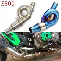ราคา Slip on Exhaust For KAWASAKI Z800 Z 800 Motorcycle Mid Pipe Modified Motorcross Connect Link Tube (1734144288162154333)