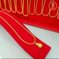 ราคา Aเซ็ตสร้อยคอลายสี่เสา+จี้ถุงnอง 2สลึง20นิ้ว (1731029845246905281)