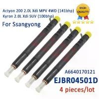 ราคา หัวฉีด 4 ชิ้น EJBR03401D หัวฉีด A6640170021 6640170221 EJBR04501D A6640170121 EJBR03301D สำหรับ SSANGYONG Kyron Actyon ยูโร 4/3 (1733994927107966876)