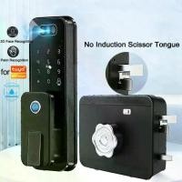 ราคา สำหรับ Tuya WiFi ล็อกนิ้วแม่พิมพ์กันน้ำ พร้อมการจดจำใบหน้า 3 มิติ สำหรับประตูภายนอก (1735351465616180258)