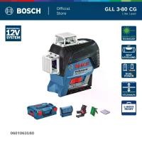 ราคา BOSCH GLL 3-80 CG Professional เครื่องเลเซอร์วัดระดับ 3 เส้น 360° สีเขียว Bluetooth (รหัส 0601063U80) (1732884370562320244)