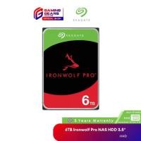 ราคา Seagate 6TB Ironwolf Pro NAS HDD 3.5" 7200RPM , 256MB, SATA-3 ฮาร์ดดิกส์ (ST6000NT001_5Y) (1733043678082336264)